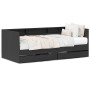 Cama de Día Gris 90 x 200 cm Madera contrachapada