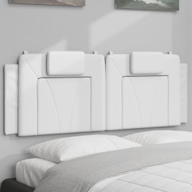 Weißes gepolstertes Bettkopfteil aus Kunstleder, 140 cm von , Kopf- und Fußteile - Ref: Foro24-374791, Preis: 55,85 €, Rabatt: %