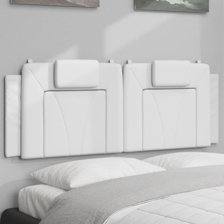 Weißes gepolstertes Bettkopfteil aus Kunstleder, 140 cm von , Kopf- und Fußteile - Ref: Foro24-374791, Preis: 55,85 €, Rabatt: %