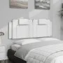 White synthetic leather padded bed headboard 140 cm by , Headboards and footboards - Ref: Foro24-374791, Price: 54,93 €, Disc...
