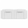 Weißes gepolstertes Bettkopfteil aus Kunstleder, 140 cm von , Kopf- und Fußteile - Ref: Foro24-374791, Preis: 55,85 €, Rabatt: %