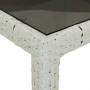 Garden dining set 7 pieces with white glass synthetic rattan cushions by , Garden sets - Ref: Foro24-3278583, Price: 538,30 €...
