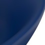 Luxurious sink with dark blue ceramic overflow 58.5x39cm by vidaXL, Sinks - Ref: Foro24-146935, Price: 105,71 €, Discount: %