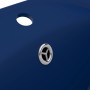 Luxurious sink with dark blue ceramic overflow 58.5x39cm by vidaXL, Sinks - Ref: Foro24-146935, Price: 105,71 €, Discount: %