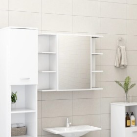 Badezimmerspiegelschrank aus Sperrholz, 80 x 20,5 x 64 cm von vidaXL, Badezimmerwaschtische - Ref: Foro24-802606, Preis: 70,3...