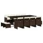 Gartenmöbel-Set 13-teilig und braune synthetische Rattankissen von , Gartensets - Ref: Foro24-3277748, Preis: 858,46 €, Rabat...