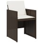 Gartenmöbel-Set 13-teilig und braune synthetische Rattankissen von , Gartensets - Ref: Foro24-3277748, Preis: 791,15 €, Rabat...