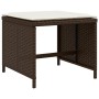 Gartenmöbel-Set 13-teilig und braune synthetische Rattankissen von , Gartensets - Ref: Foro24-3277748, Preis: 791,15 €, Rabat...