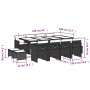 Gartenmöbel-Set 13-teilig und braune synthetische Rattankissen von , Gartensets - Ref: Foro24-3277748, Preis: 791,15 €, Rabat...
