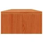 Soporte de monitor madera maciza pino marrón cera 100x24x13 cm de , Muebles TV - Ref: Foro24-847163, Precio: 33,95 €, Descuen...