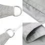 Toldo de vela poliéster oxford 100% gris claro 3x2,5 m de , Sombrillas - Ref: Foro24-4000540, Precio: 35,67 €, Descuento: %