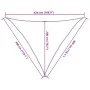 Sonnensegel aus 100% Polyester Oxford in Hellgrau, 3x3x4,24 m. von , Sonnenschirme - Ref: Foro24-4000914, Preis: 29,40 €, Rab...