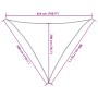 Toldo de vela poliéster oxford 100% gris claro 3x3x4,24 m by , Umbrellas - Ref: Foro24-4000914, Price: 22,81 €, Discount: %