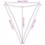 Toldo de vela poliéster oxford 100% arena 5x6x6 m de , Sombrillas - Ref: Foro24-4000942, Precio: 46,23 €, Descuento: %