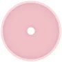 Luxury round matte pink ceramic washbasin 32.5x14 cm by vidaXL, Sinks - Ref: Foro24-146966, Price: 71,91 €, Discount: %