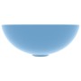 Light blue ceramic round bathroom sink by vidaXL, Sinks - Ref: Foro24-146978, Price: 47,88 €, Discount: %