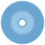 Hellblaues rundes Waschbecken aus Keramik von vidaXL, Sinkt - Ref: Foro24-146978, Preis: 47,88 €, Rabatt: %