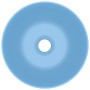 Light blue ceramic round bathroom sink by vidaXL, Sinks - Ref: Foro24-146978, Price: 47,88 €, Discount: %