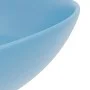 Hellblaues rundes Waschbecken aus Keramik von vidaXL, Sinkt - Ref: Foro24-146978, Preis: 47,88 €, Rabatt: %