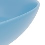 Light blue ceramic round bathroom sink by vidaXL, Sinks - Ref: Foro24-146978, Price: 47,88 €, Discount: %