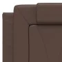 Bett mit brauner Kunstledermatratze 140x200 cm von , Betten und Lattenroste - Ref: Foro24-3208798, Preis: 418,64 €, Rabatt: %