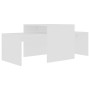 Couchtisch-Set aus weißem Sperrholz, 100 x 48 x 40 cm von vidaXL, Couchtisch - Ref: Foro24-802912, Preis: 50,08 €, Rabatt: %