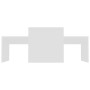 Couchtisch-Set aus weißem Sperrholz, 100 x 48 x 40 cm von vidaXL, Couchtisch - Ref: Foro24-802912, Preis: 50,08 €, Rabatt: %