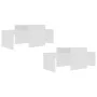 Couchtisch-Set aus weißem Sperrholz, 100 x 48 x 40 cm von vidaXL, Couchtisch - Ref: Foro24-802912, Preis: 48,78 €, Rabatt: %