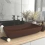 Mattes dunkelbraunes rechteckiges Keramik-Luxuswaschbecken 71x38 cm von vidaXL, Sinkt - Ref: Foro24-146962, Preis: 82,10 €, R...