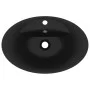 Luxurious sink with matte black ceramic overflow 58.5x39 cm by vidaXL, Sinks - Ref: Foro24-146942, Price: 86,01 €, Discount: %