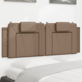 Gepolstertes Bettkopfteil aus Cappuccino-Kunstleder, 140 cm von , Kopf- und Fußteile - Ref: Foro24-374794, Preis: 48,11 €, Ra...