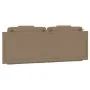 Cabecero de cama acolchado cuero sintético capuchino 140 cm de , Cabeceros y pies de cama - Ref: Foro24-374794, Precio: 47,37...