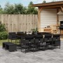 Garden dining set with cushions 13 pieces black synthetic rattan by , Garden sets - Ref: Foro24-3278106, Price: 643,47 €, Dis...