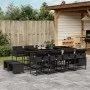 Set comedor de jardín con cojines 13 pzas ratán sintético negro de , Conjuntos de jardín - Ref: Foro24-3278106, Precio: 723,3...