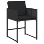 Garden dining set with cushions 13 pieces black synthetic rattan by , Garden sets - Ref: Foro24-3278106, Price: 643,47 €, Dis...