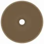 Luxuriöses rundes Keramikwaschbecken in Mattcreme, 32,5 x 14 cm von vidaXL, Sinkt - Ref: Foro24-146974, Preis: 50,99 €, Rabat...