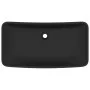 Lavabo de lujo de cerámica rectangular negro mate 71x38 cm de vidaXL, Lavabos - Ref: Foro24-146964, Precio: 111,16 €, Descuen...