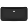 Matte black rectangular ceramic luxury washbasin 71x38 cm by vidaXL, Sinks - Ref: Foro24-146964, Price: 113,03 €, Discount: %