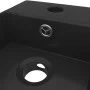 Mattschwarzes Keramikwaschbecken mit Überlauf von vidaXL, Sinkt - Ref: Foro24-146997, Preis: 77,16 €, Rabatt: %