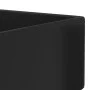 Mattschwarzes Keramikwaschbecken mit Überlauf von vidaXL, Sinkt - Ref: Foro24-146997, Preis: 77,16 €, Rabatt: %