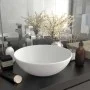 Matte White Ceramic Round Bathroom Sink by vidaXL, Sinks - Ref: Foro24-146976, Price: 62,61 €, Discount: %