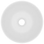 Matte White Ceramic Round Bathroom Sink by vidaXL, Sinks - Ref: Foro24-146976, Price: 66,20 €, Discount: %