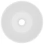 Matte White Ceramic Round Bathroom Sink by vidaXL, Sinks - Ref: Foro24-146976, Price: 62,61 €, Discount: %