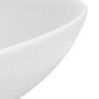 Rundes Badezimmerwaschbecken aus mattweißer Keramik von vidaXL, Sinkt - Ref: Foro24-146976, Preis: 66,20 €, Rabatt: %
