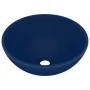 Luxuriöses rundes, dunkelblaues, mattes Keramikwaschbecken 32,5 x 14 cm von vidaXL, Sinkt - Ref: Foro24-146968, Preis: 58,72 ...