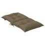 Cojines silla respaldo bajo 4 ud tela taupe melange 100x50x7 cm by , Cushions for chairs and sofas - Ref: Foro24-4002404, Pri...