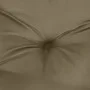 Cojines silla respaldo bajo 4 ud tela taupe melange 100x50x7 cm by , Cushions for chairs and sofas - Ref: Foro24-4002404, Pri...