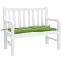 Kissen für Gartenbank, grüner Melange-Stoff, 100x50x7 cm. von , Kissen für Stühle und Sofas - Ref: Foro24-4002536, Preis: 23,...