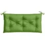 Cojín para banco de jardín tela verde melange 100x50x7 cm by , Cushions for chairs and sofas - Ref: Foro24-4002536, Price: 23...