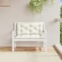 Kissen für Gartenbank 2 Stück Stoff Creme Melange 100x50x7 cm von , Kissen für Stühle und Sofas - Ref: Foro24-4002588, Preis:...